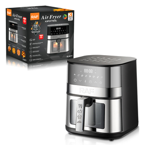 Friteuse à <span class=keywords><strong>air</strong></span> RAF R.5277 5.0L 1400W avec écran tactile, commandes guidées, chauffage rapide, circulation d'<span class=keywords><strong>air</strong></span> à 360°, 80 à 200°C, 60 min, VDE, pour repas variés - Product Image 5