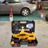 Offre Spéciale : Kit Cric Électrique Ciseaux 3T pour Levage – Produit de Fourniture pour Changement de Pneu Automatique avec Clé Électrique 12V pour Voiture