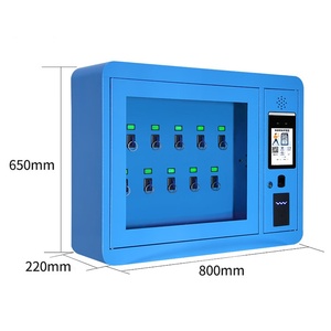 Biểu tượng Tủ chìa khóa thông minh thông minh 10 khe quản lý nhận dạng khuôn mặt của công ty chìa khóa xe Tủ Hộp chìa khóa tự phục vụ - Product Image 2