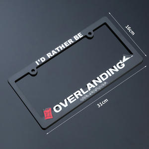 Marco de matrícula de coche regulado por Estados Unidos, piezas de modificación de coche personalizadas Marco de matrícula de coche - Product Image 5