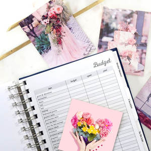 कस्टम लोगो सर्पिल आयोजक शादी योजनाकार - Product Image 3