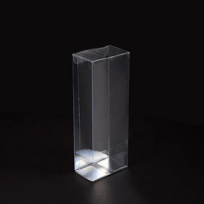 Caja de plástico transparente con estampado de PVC, embalaje de exhibición plegable de acetato, caja de embalaje transparente de vinilo y PVC para mascotas