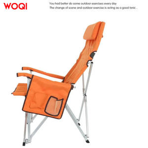 เก้าอี้พับกลางแจ้ง Woqi ขนาด 104x54x58 ซม. โครงอะลูมิเนียม ผ้า Oxford เก้าอี้พกพาสำหรับสวนและตั้งแคมป์ - Product Image 5