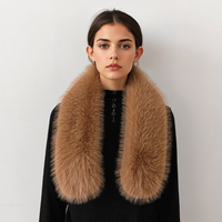 Écharpe longue en fausse fourrure de renard pour femme, chaude et épaisse, en peluche, décontractée, polyvalente, multifonction, protège-cou, sensation haut de gamme