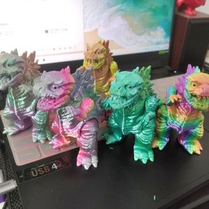 Nueva Figura <span class=keywords><strong>de</strong></span> Acción <span class=keywords><strong>de</strong></span> Godzilla <span class=keywords><strong>de</strong></span> la Serie Monstruos, Impresa en 3D con PLA, Colección <span class=keywords><strong>de</strong></span> Anime y Dibujos Animados, Derivados <span class=keywords><strong>de</strong></span> Animación - Product Image 2