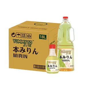 Bulk packed sweet halal Japanese Hon Mirin Vinegar 18L Mirin for Sushi