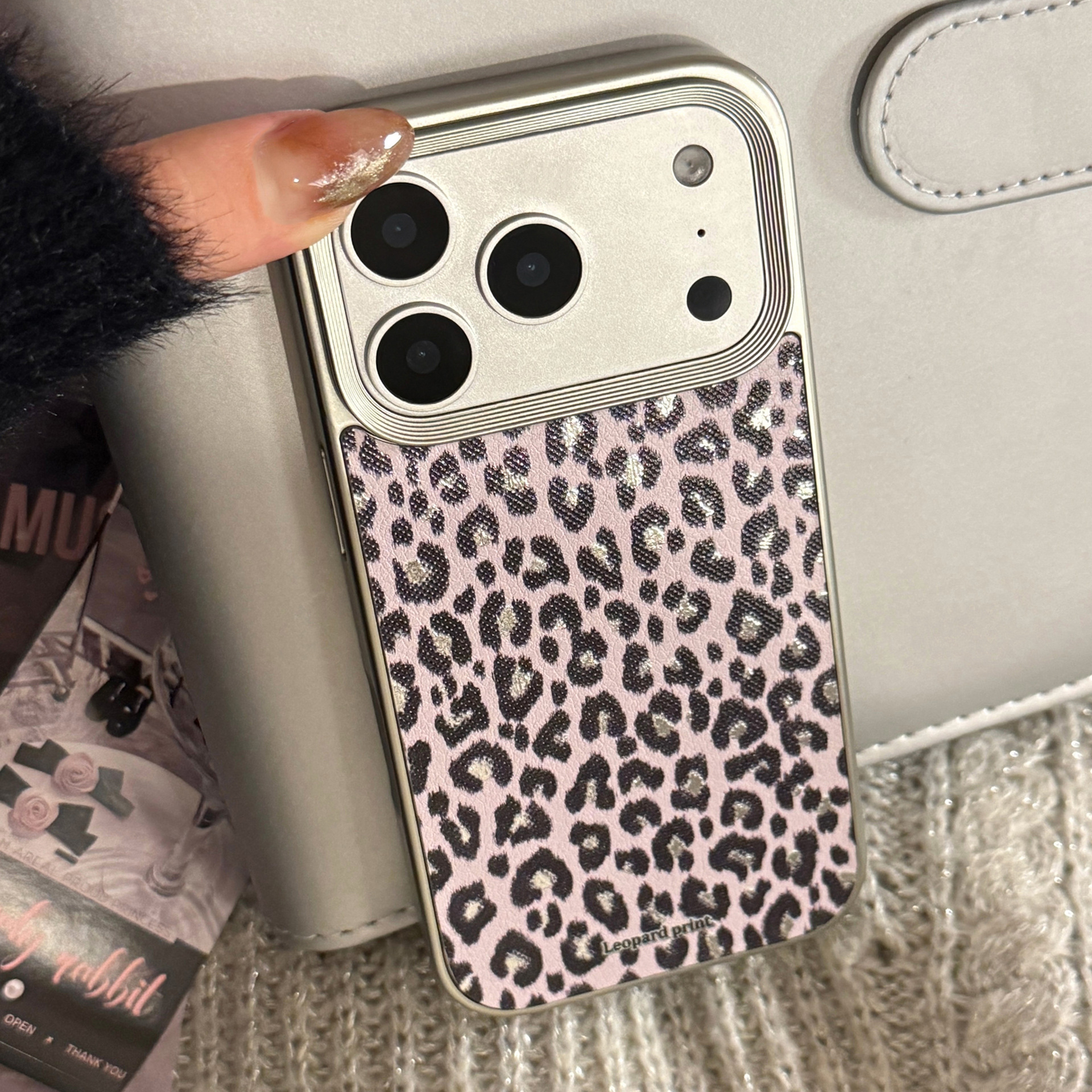 Matte Silver, Gilded Purple Black Panther