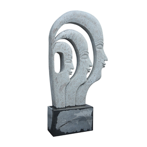 Sculptures en marbre modernes et élégantes, sculptées à la main, pour décoration intérieure et extérieure, avec une finition lisse, une forme artistique et une solidité en pierre. - Product Image 1