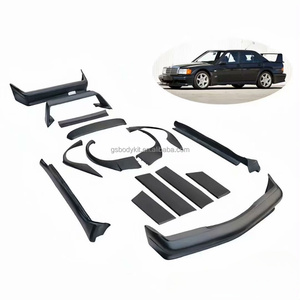 Kit de Carrocería para Mercedes-Benz Clase C W201190E, Carrocería Ancha, Guardabarros EVO2 190e, Parachoques Delantero, Parachoques Trasero, Faldones Laterales, Alerón Trasero - Product Image 5