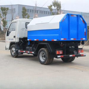 รถบรรทุกขยะแบบยกเทขนาดเล็ก ยี่ห้อ Foton ความจุถังขยะ 3 ลูกบาศก์เมตร แบบยกเทด้วยระบบโรลแบ็ค ใช้สำหรับขนส่งขยะในเมือง - Product Image 6