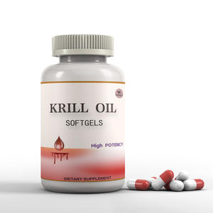 Gélules d'huile de krill oméga <span class=keywords><strong>3</strong></span> de la plus haute pureté organique d'usine de supplément d'huile de krill antarctique de vente chaude - Product Image 1