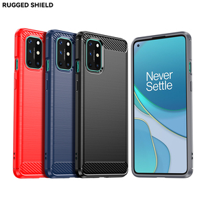 De fibra de carbono a prueba de golpes a prueba funda trasera suave TPU funda para teléfono móvil para oneplus <span class=keywords><strong>8T</strong></span> - Product Image 3