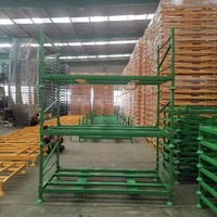 Étagère de stockage de pneus en acier robuste sur mesure, capacité de charge de 1000 kg, pliable, empilable, fabricant