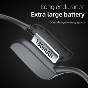 Casque à conduction osseuse étanche casque sans fil de Sport à oreille ouverte avec microphone à flèche antibruit pour la course d'entraînement - Product Image 6