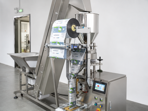 Machine d'emballage verticale compacte et économique à trois soudures latérales pour sachets <span class=keywords><strong>de</strong></span> riz, <span class=keywords><strong>sucre</strong></span>, noix mélangées et granulés - Product Image 5