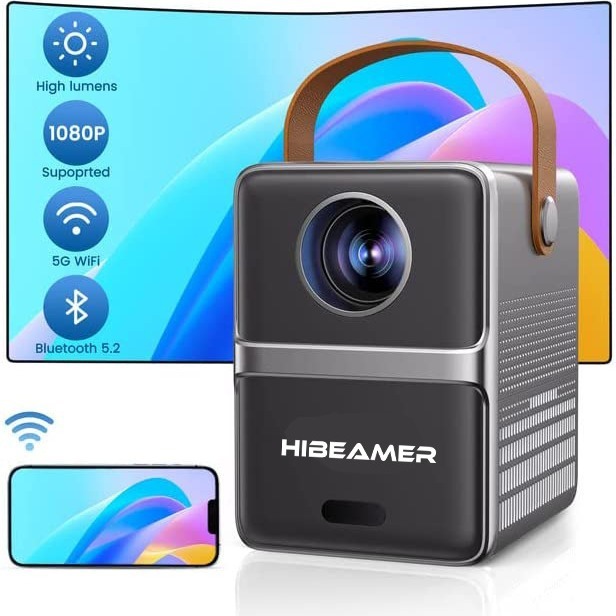 P615G Smart Electric Projector Super Clear WIFI Supports 4K Home Bedroom Mobile Phone Wireless Screen Optional