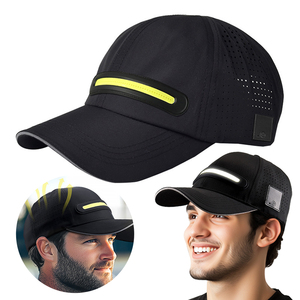 Cappello da Campeggio con Illuminazione ad Alta Potenza per Escursionismo, Cappello Sportivo Regolabile Ricaricabile con Luce Frontale per Attività Notturne all'Aperto - Product Image 1