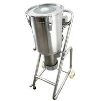 Grote capaciteit 32L verticale snijmachine, commerciële voedselblender, hakmachine voor voedsel, vlees, groenten, fruit en pulp.