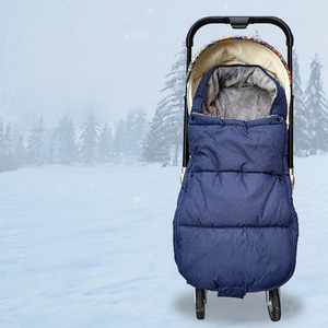 Sac de couchage universel coupe-vent pour poussette, chaud et doublé polaire, pour bébé, idéal pour l'hiver - Product Image 5
