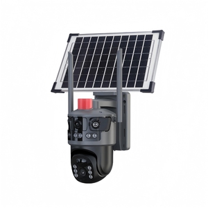 SZGOING V380 Pro <span class=keywords><strong>Smart</strong></span> 4G telecamera solare esterna 3 schermi Dual AI <span class=keywords><strong>Wifi</strong></span> sensore visione notturna Cloud di archiviazione di dati Audio bidirezionale - Product Image 1
