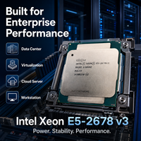 Procesador Intel Xeon E5-2678 V3 SR1YJ de 12 Núcleos y 24 Subprocesos, 2.5GHz, 30MB de Caché, 115W, LGA2011-3 para Servidor