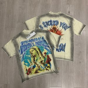 T-shirt a maniche corte in puro cotone lavato vintage con stampa cartoon FIRST ROW STAY CURIOUS EYEBALL FOIL TE, del marchio di moda - Product Image 3