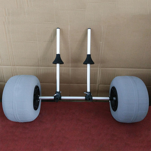Carrito de Mano Ajustable para <span class=keywords><strong>Kayak</strong></span> Yak Outdoors con <span class=keywords><strong>Ruedas</strong></span> Grandes para Uso en Playa, Rafting y Actividades al Aire Libre, para 1 Persona, 1 Año - Product Image 4