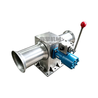Winch Jangkar Hidrolik Dua Roda 2 Ton 16Mpa, Windlass Jangkar Kapal 15KW 5-160r/min Bahan Stainless Steel Untuk Kapal Nelayan