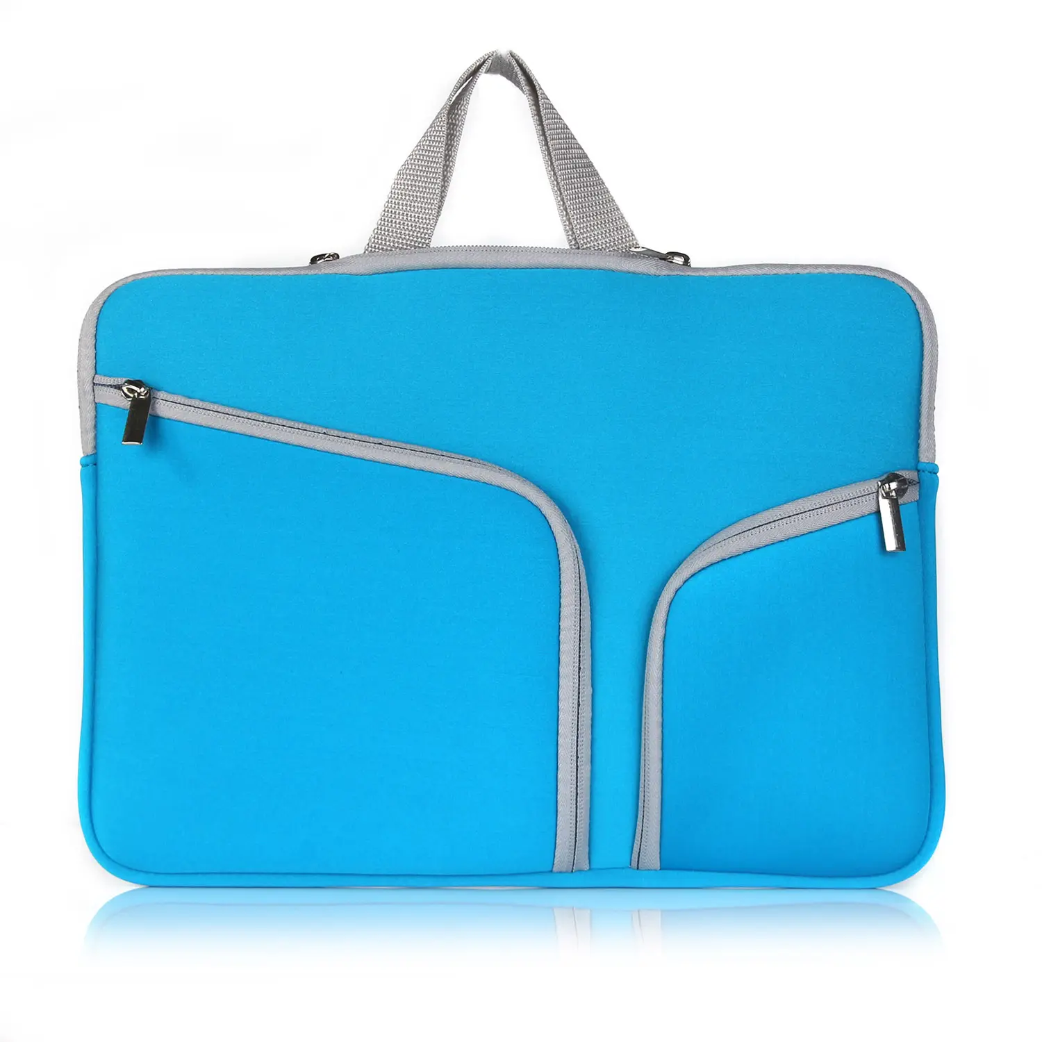 Guangzhou Double Zipper Laptop Sleeve Case Bag Pouch for Macbook Sleeve 15 inch 16.2 inch Notebook Bag
