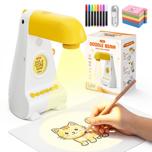 Proyector de dibujo Doodle Beam T100 para niños, juguete educativo con luces y plantillas, de 3 a 6 años - Product Image 1