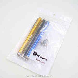 Stylet métallique à pointe en tissu conducteur WK WK118 avec 9 couleurs pour tablette/liseuse/jeux, contrôle de précision et écriture fluide - Product Image 1