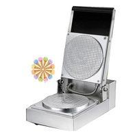 Nouvelle machine à gaufres électrique professionnelle à plaque unique et machine à cornets de crème glacée en acier inoxydable portable pour la cuisson