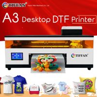 Imprimante DTF 30 cm A3 avec pièces d'origine, imprimante DTF à circulation automatique de la colle blanche, combo imprimante DTF et four pour T-shirts