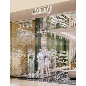 LL341 Customized 304 316 Color Stainless Steel Water Ripple <b>Sheet</b> Interior Decoration <b>Mirror</b> Hammered Stainless Steel Decor - Product Image 3