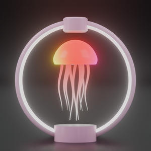 चुंबकीय समतल जेलीफ़िश लैंप बल्ब जन्मदिन वैलेंटाइन डे सजावटी घर सजावट रात की रोशनी लड़कों के लिए कस्टम डेस्कटॉप - Product Image 1