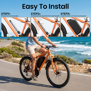<span class=keywords><strong>Batterie</strong></span> de <span class=keywords><strong>vélo</strong></span> <span class=keywords><strong>électrique</strong></span> 21700 48V 52V 25Ah 60V 20Ah avec plus de 1000 cycles, BMS 50A, indicateur LED, chargeur rapide 3A, 5 broches, <span class=keywords><strong>prix</strong></span> usine Chine - Product Image 4