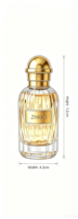 Flacons de parfum en verre exquis avec impression sérigraphique et bouchon pulvérisateur personnalisable pour 30 ml, 50 ml, 100 ml