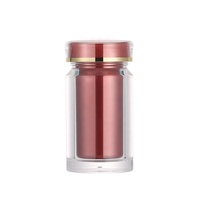 Emballage de bouteille de capsule de pilule médicale en plastique 180ml PS coloré de luxe en gros avec joint et bouchon de sécurité pour enfants