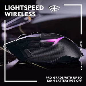 Ratón Inalámbrico para Juegos <span class=keywords><strong>Logitech</strong></span> <span class=keywords><strong>G502</strong></span> X PLUS, 13 Botones Programables, Interruptores Híbridos LIGHTFORCE, Ratón RGB para Juegos de Alto FPS - Product Image 5
