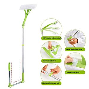 Outil de nettoyage de vitres, télescopique détachable en forme de U, Flexible, <span class=keywords><strong>professionnel</strong></span> - Product Image 6