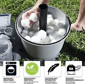 Bola de Filtro de Poliéster Blanco de Groenlandia para Bomba de Filtro de Arena, Limpiador de Piscinas Reutilizable y Ecológico de 30-50 mm - Product Image 6