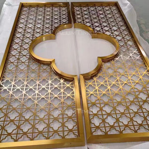 प्राचीन अनुकूलित रंग लेपित एल्यूमीनियम मिश्र धातु स्क्रीन विभाजन पैनल सजावटी लेजर कट धातु बाड़ लगाना विला - Product Image 1