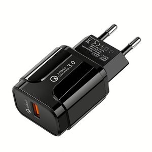 อะแดปเตอร์ชาร์จเร็ว 18W USB รองรับ QC 3.0 สำหรับ Xiaomi/สำหรับ Samsung  สำหรับโทรศัพท์รุ่น 14 13 12 11 Pro MAX - Product Image 1