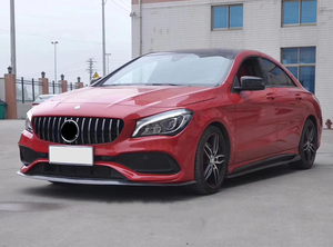 Grille GT R <span class=keywords><strong>Panamericana</strong></span> pour CLA W117 CLA200 CLA250 CLA45 2017-2019 Noir - Product Image 4