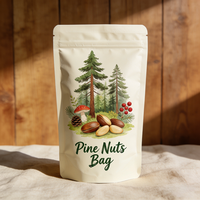 Sachet Doypack Personnalisé Imprimé Coloré en PET de Qualité Alimentaire Anti-Odeur avec Fermeture Zip pour Noix, Chocolat, Bonbons, Lait et Gelée