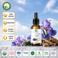 Absolue d'iris de qualité supérieure (Iris Pallida) certifiée, parfum floral naturel, conformité mondiale pour la parfumerie