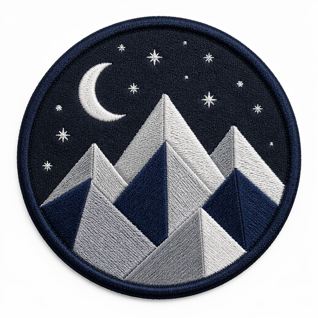 Custom Design Eco-Friendly Embroidered Iron-On Sew-On Patches with Non-Woven Fabric for Garments and Hats