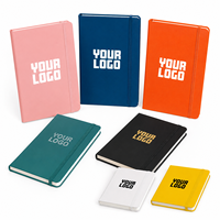 Carnet de notes personnalisé de haute qualité pour le bureau, ligné, imprimé, couverture rigide A5, avec logo, carnet en cuir, journal