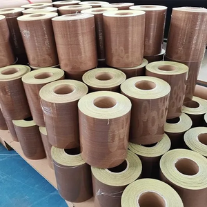Tùy chỉnh PTFE sợi thủy tinh vải băng dính giá thấp chịu nhiệt độ cao với độ bám dính mạnh mẽ và giấy phát hành - Product Image 6