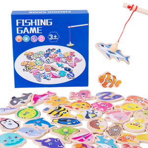 COMMIKI Ocean Animal Fishing giocattolo per bambini gioco educativo di coordinazione occhio della mano per bambini da 1 a 3 anni gioco di apprendimento precoce - Product Image 1
